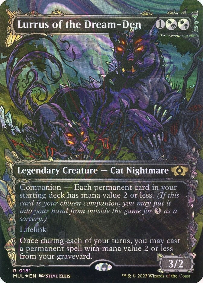 Lurrus of the Dream-Den (MUL) (181) / Borderless / Showcase / Halo Foil