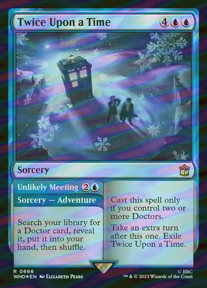 Twice Upon a Time // Unlikely Meeting (WHO) (666) / Surge Foil