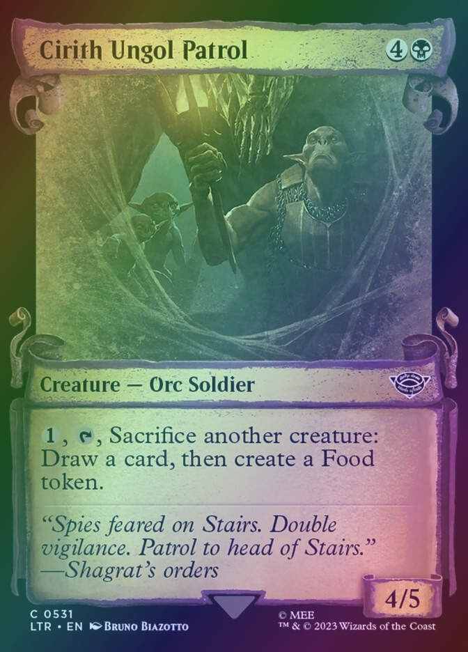 Cirith Ungol Patrol (LTR) (531) / Showcase / Foil