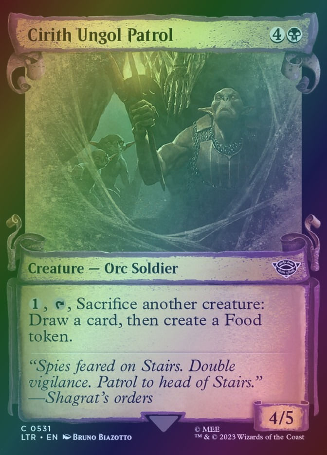 Cirith Ungol Patrol (LTR) (531) / Showcase / Foil