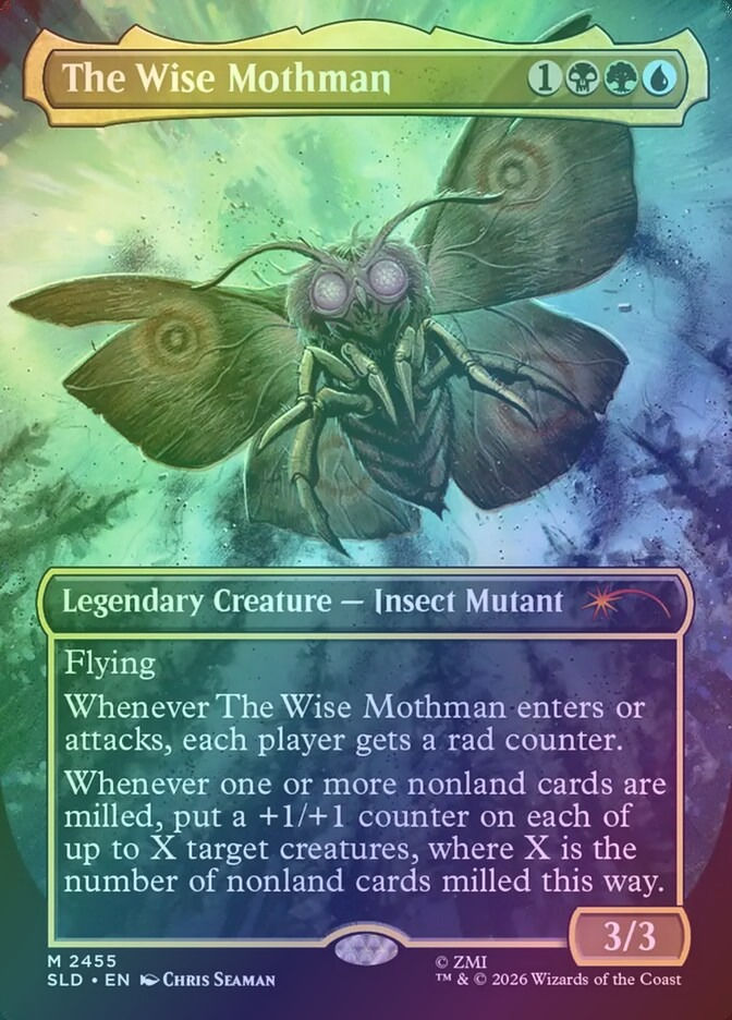 The Wise Mothman (SLD) (2455) / Borderless / Foil