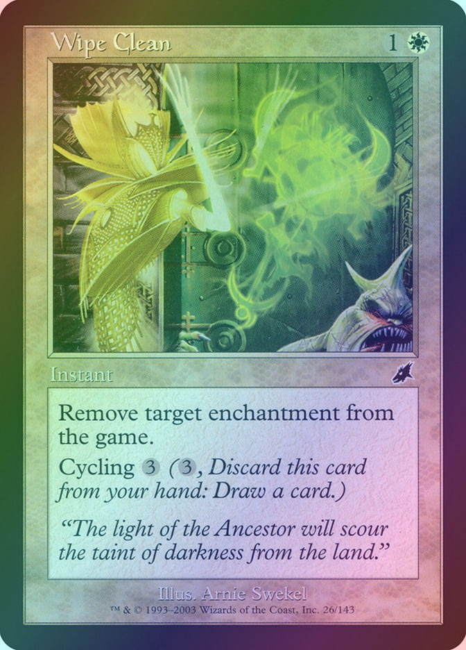 Wipe Clean (SCG) (26) / Foil