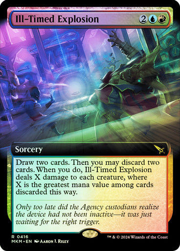 Ill-Timed Explosion (mkm) (416) / Extended Art Foil
