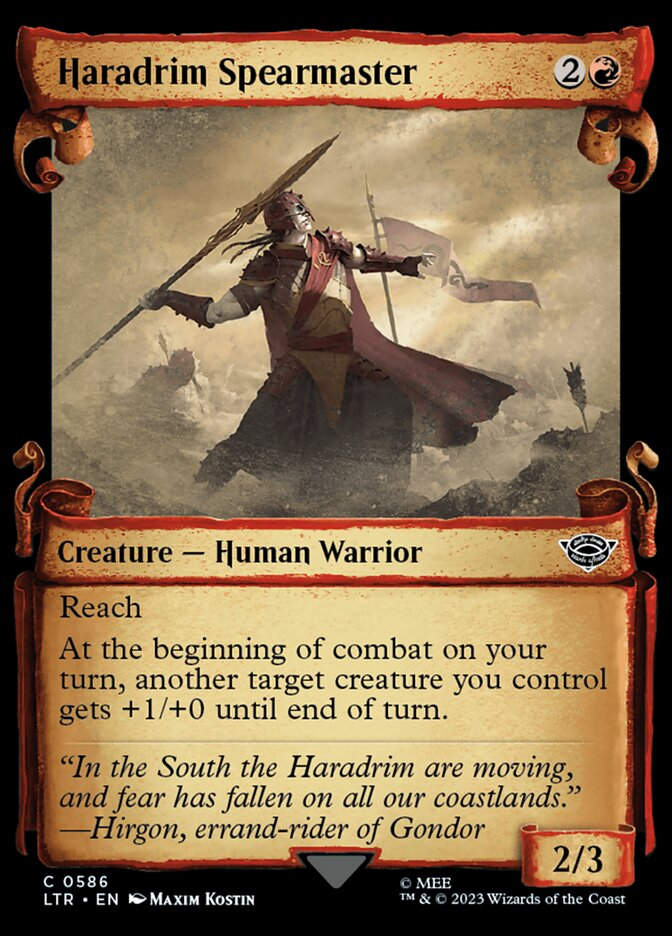 Haradrim Spearmaster (LTR) (586) / Showcase