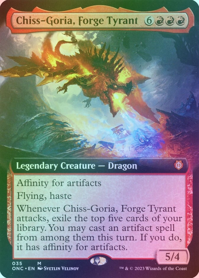 Chiss-Goria, Forge Tyrant (ONC) (35) / Extended Art / Foil