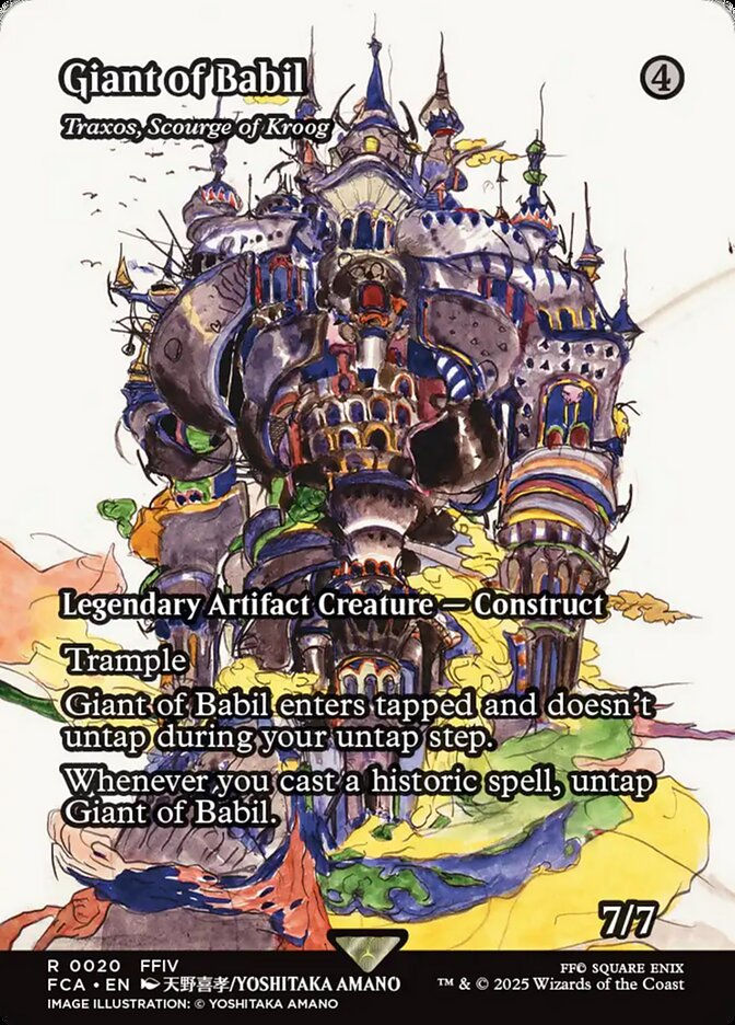 Traxos, Scourge of Kroog (FCA) (20) / Borderless