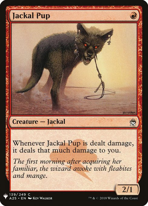 Jackal Pup (PLST) (A25-139)