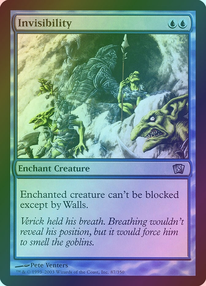 Invisibility (8ED) (87★) / Foil