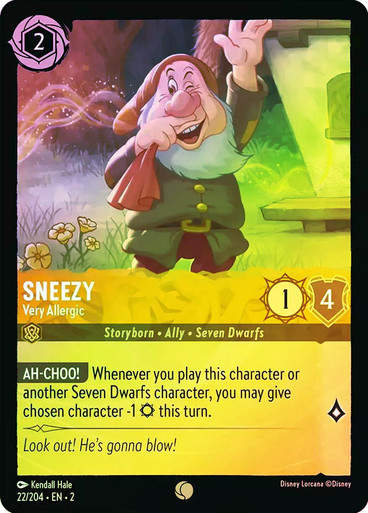 Sneezy - Very Allergic (LOR_ROF) / Foil