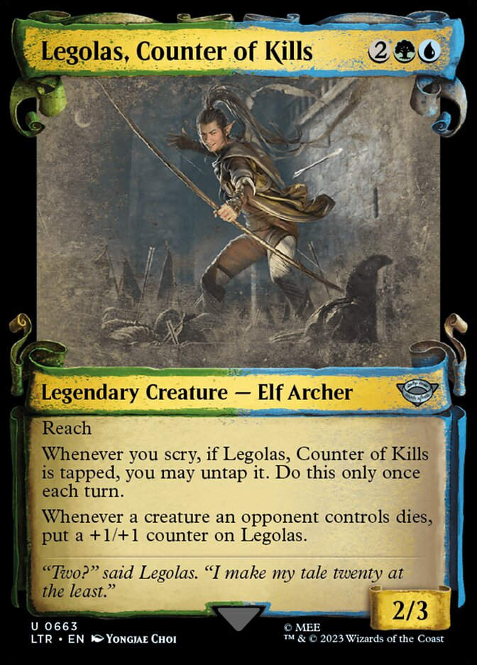 Legolas, Counter of Kills (LTR) (663) / Showcase