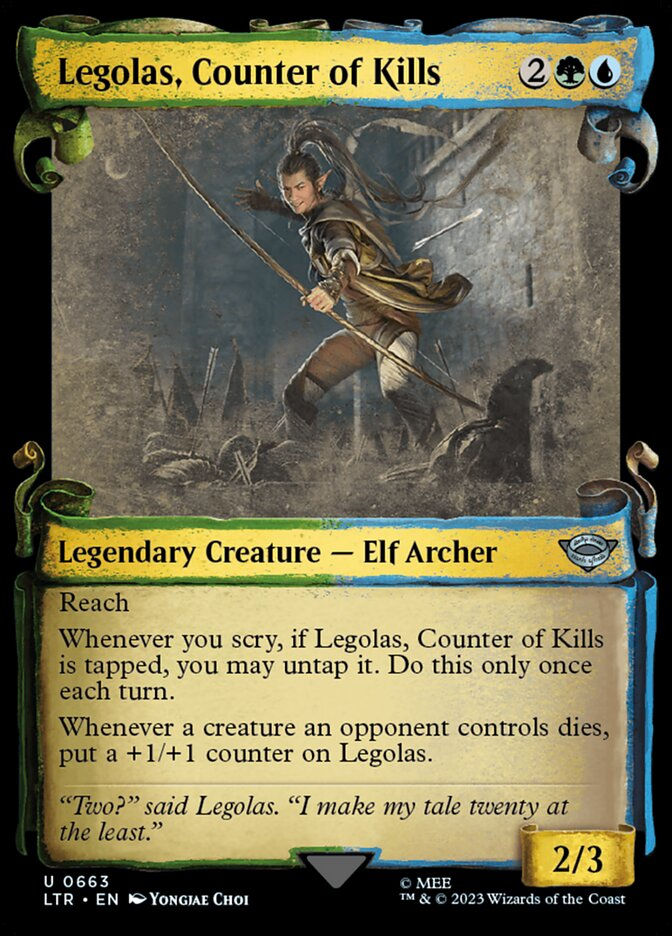 Legolas, Counter of Kills (LTR) (663) / Showcase