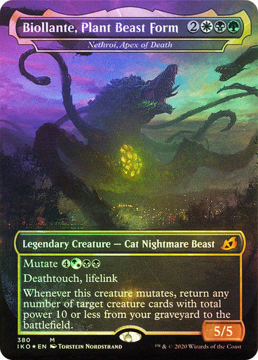 Nethroi, Apex of Death (IKO) (380) / Borderless / Foil