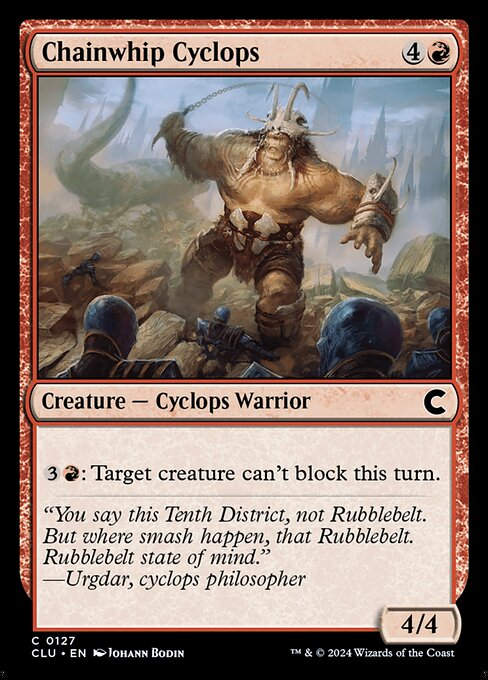 Chainwhip Cyclops (clu) (127)