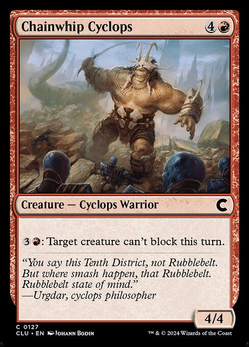 Chainwhip Cyclops (clu) (127)