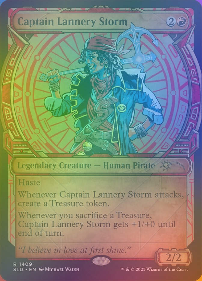 Captain Lannery Storm (SLD) (1409★) / Showcase / Rainbow Foil