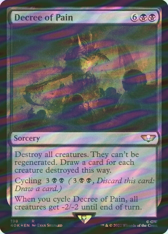 Decree of Pain (40K) (198★) / Surge Foil