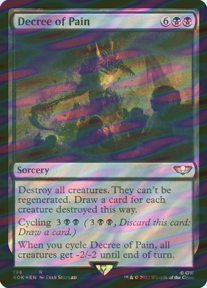 Decree of Pain (40K) (198★) / Surge Foil