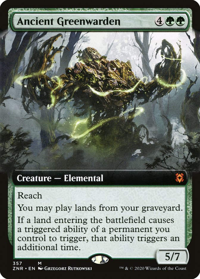 Ancient Greenwarden (ZNR) (357) / Extended Art