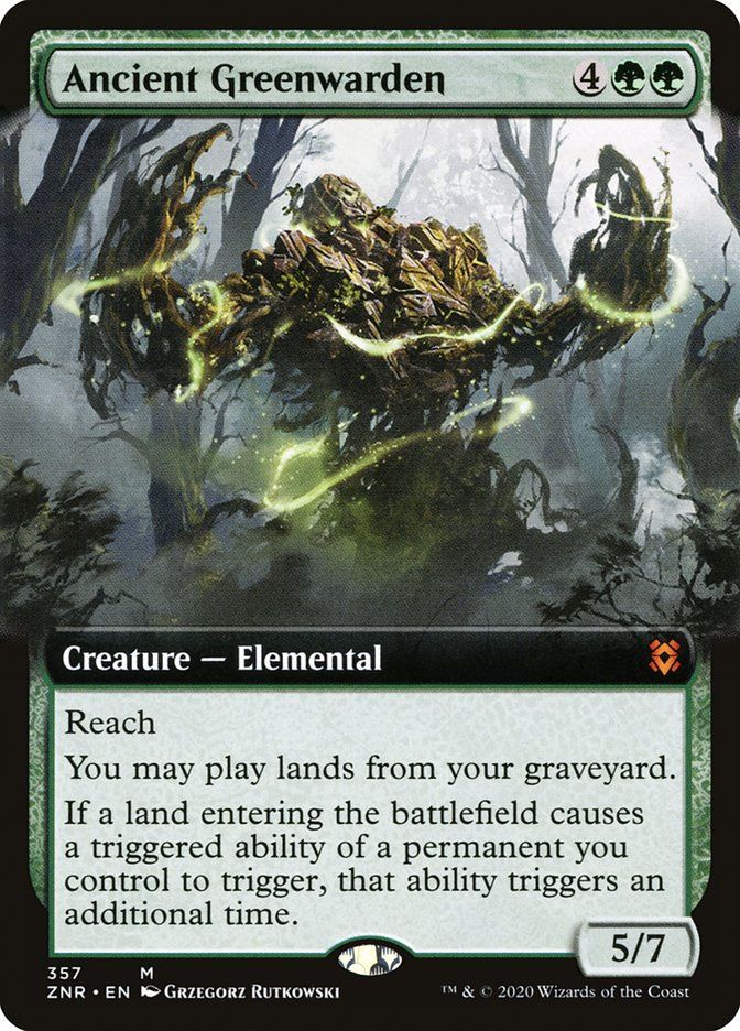 Ancient Greenwarden (ZNR) (357) / Extended Art
