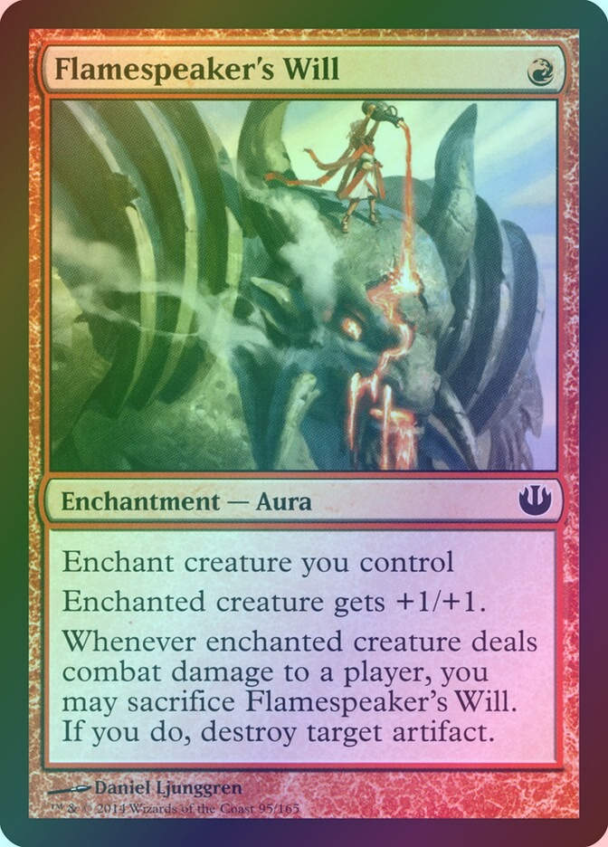 Flamespeaker's Will (JOU) (95) / Foil