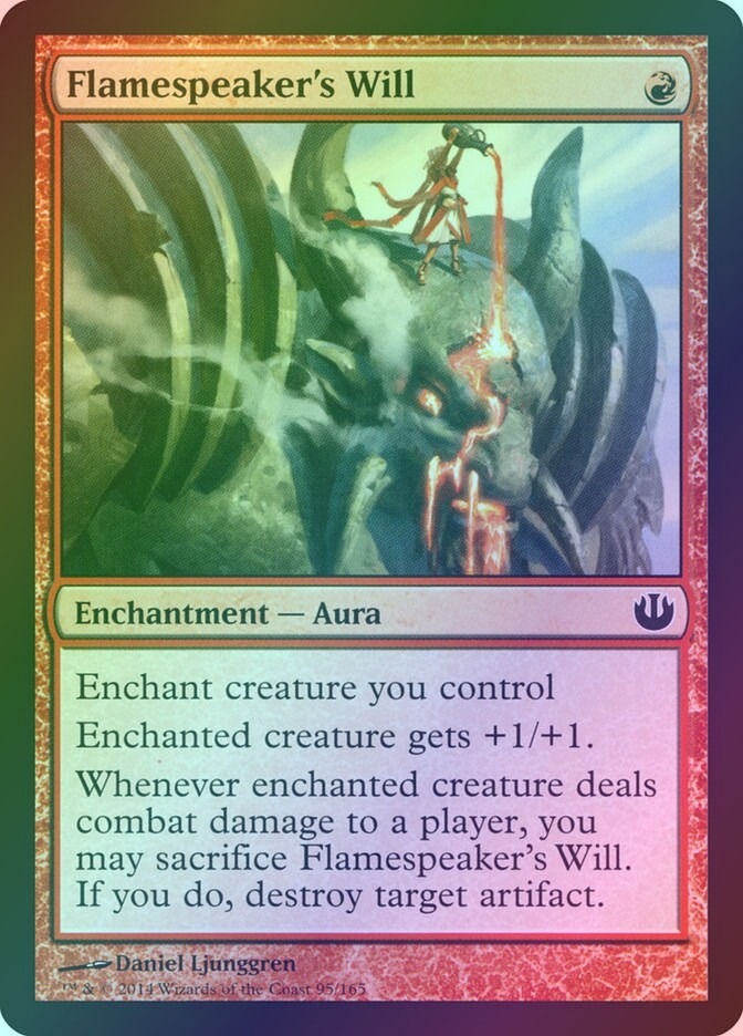 Flamespeaker's Will (JOU) (95) / Foil