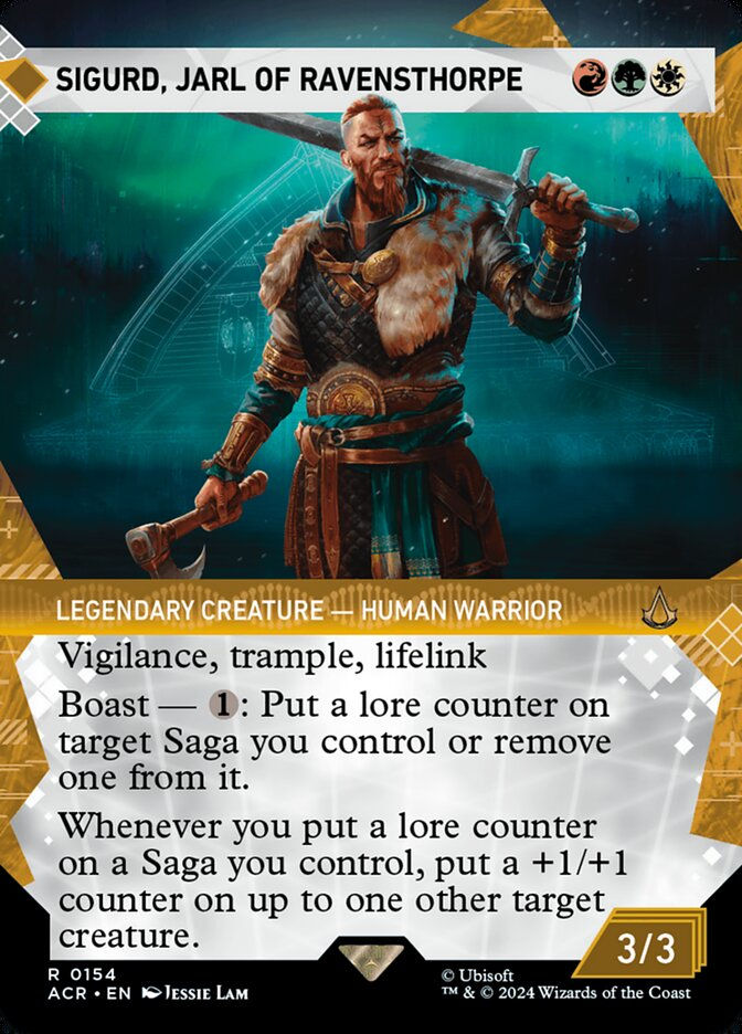 Sigurd, Jarl of Ravensthorpe (ACR) (154) / Borderless / Showcase