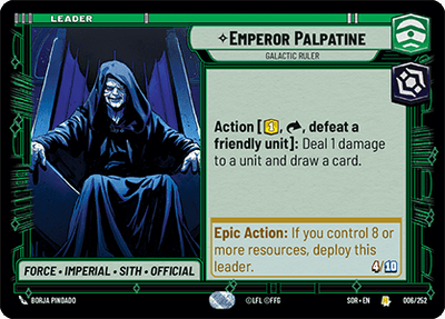 Emperor Palpatine - Galactic Ruler (SOR_#006/252)