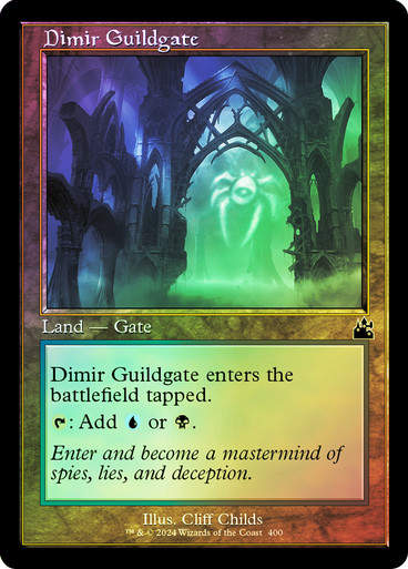 Dimir Guildgate (rvr) (400) / Retro / Foil