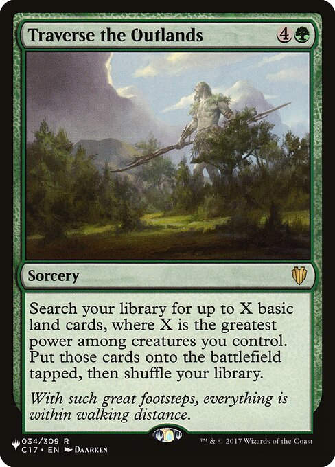 Traverse the Outlands (PLST) (C17-34)