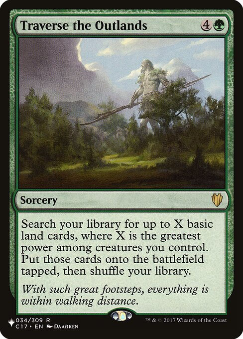 Traverse the Outlands (PLST) (C17-34)