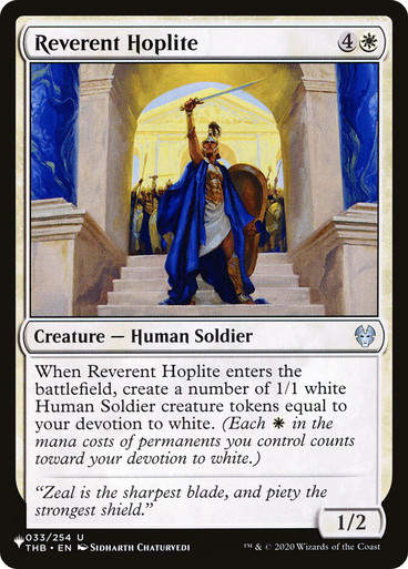 Reverent Hoplite (PLST) (THB-33)