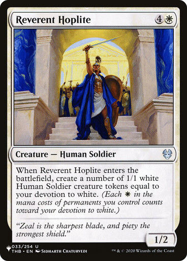 Reverent Hoplite (PLST) (THB-33)