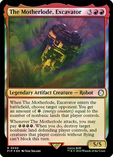 The Motherlode, Excavator (pip) (590) / Surge Foil