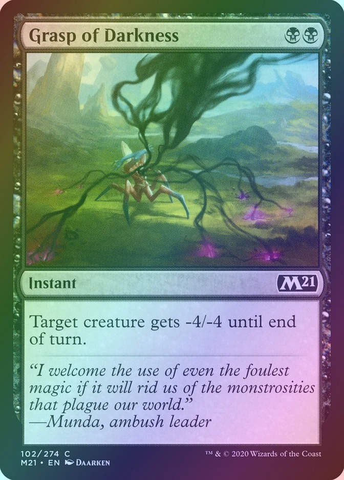 Grasp of Darkness (M21) (102) / Foil