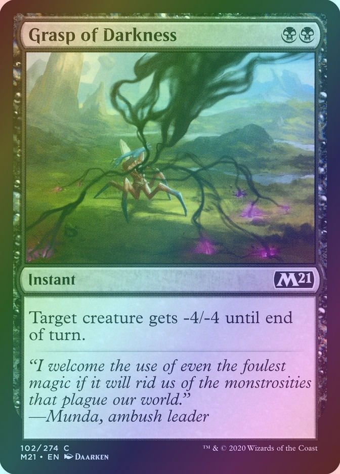 Grasp of Darkness (M21) (102) / Foil