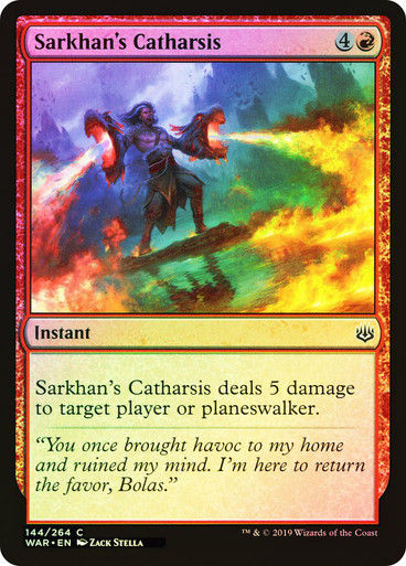 Sarkhan's Catharsis (WAR) (144) / Foil