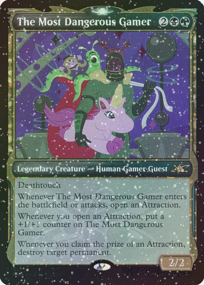 The Most Dangerous Gamer (UNF) (517) / Showcase / Galaxy Foil