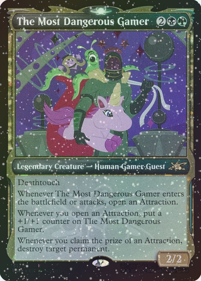 The Most Dangerous Gamer (UNF) (517) / Showcase / Galaxy Foil