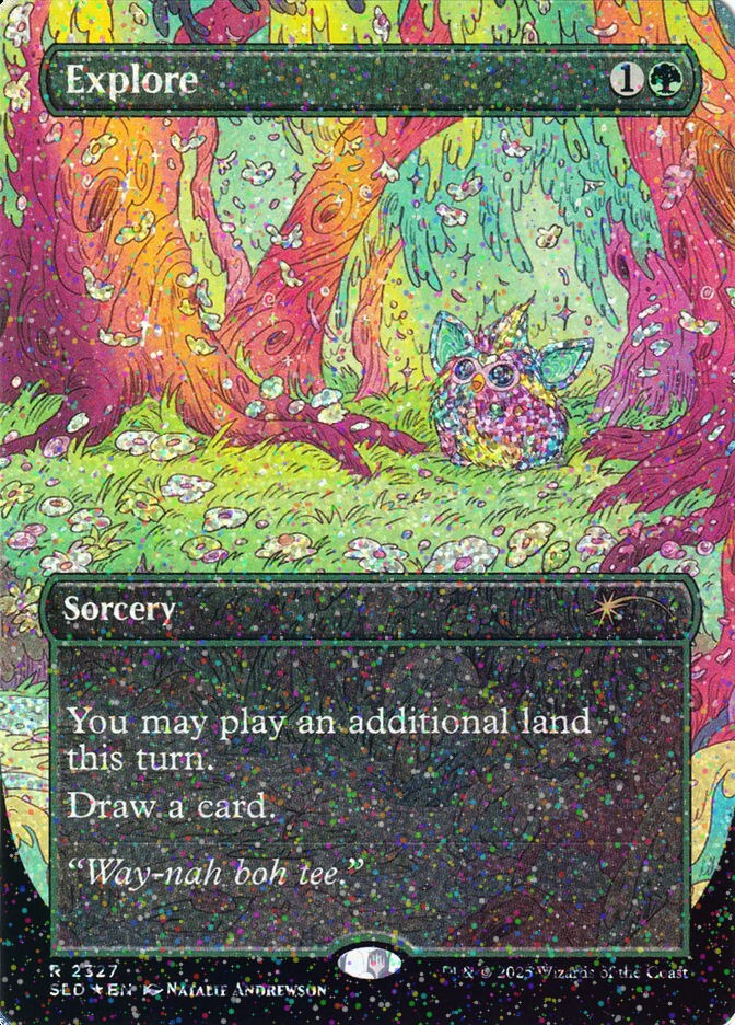 Explore (SLD) (2327) / Borderless / Confetti Foil