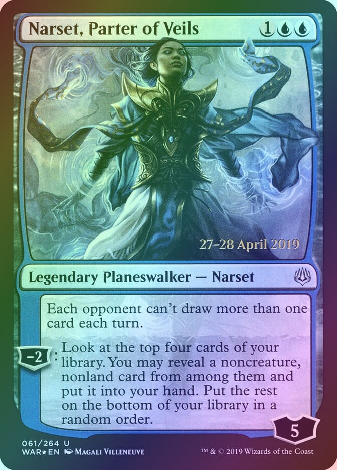 Narset, Parter of Veils (PWAR) (61s) / Foil