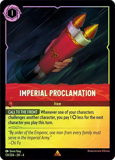 Imperial Proclamation (LOR_URS) / Foil