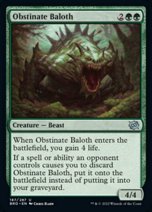 Obstinate Baloth (BRO)