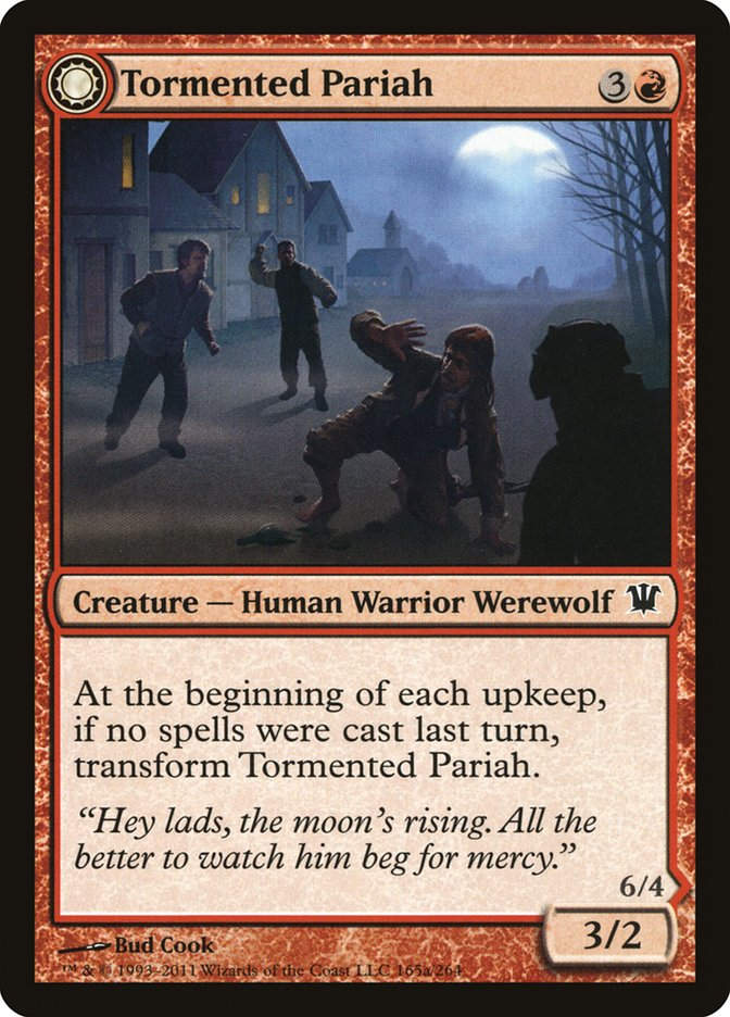 Tormented Pariah // Rampaging Werewolf (ISD) (165)