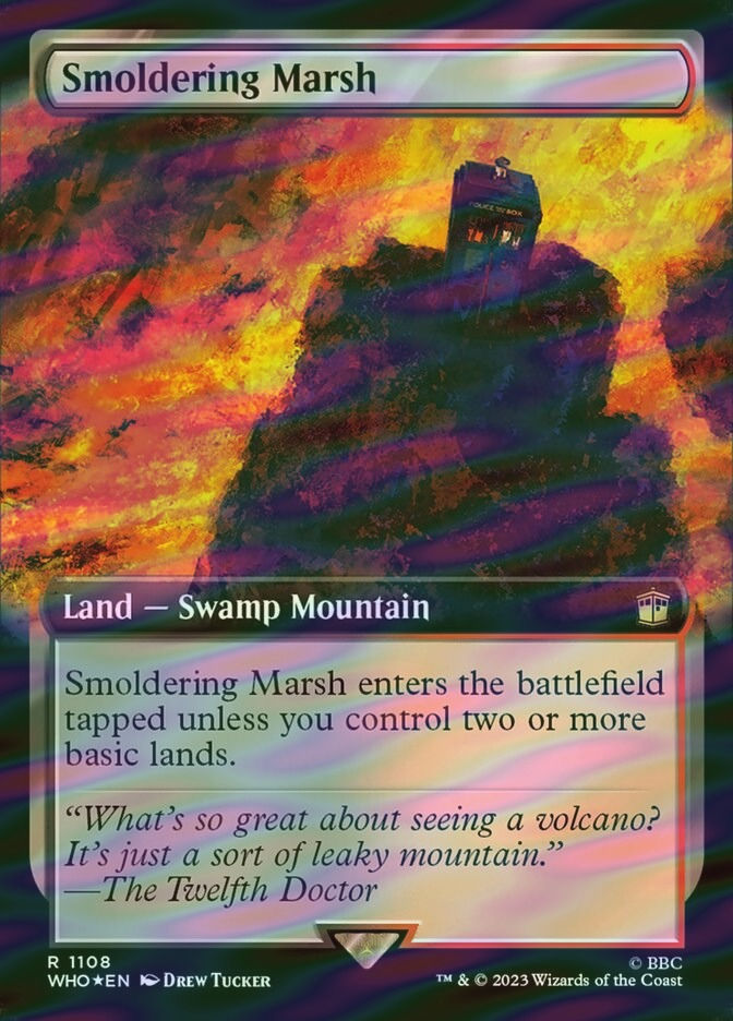 Smoldering Marsh (WHO) (1108) / Extended Art / Surge Foil