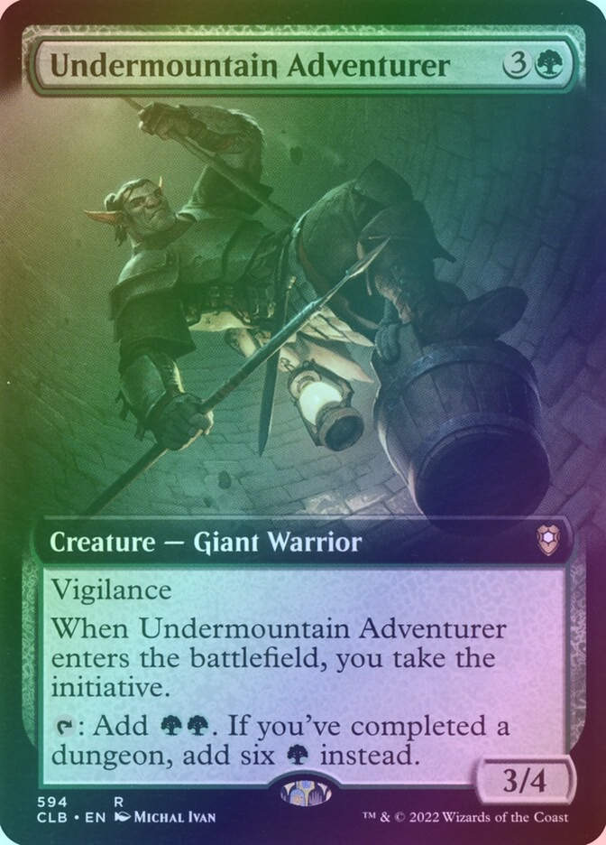 Undermountain Adventurer (CLB) (594) / Extended Art / Foil