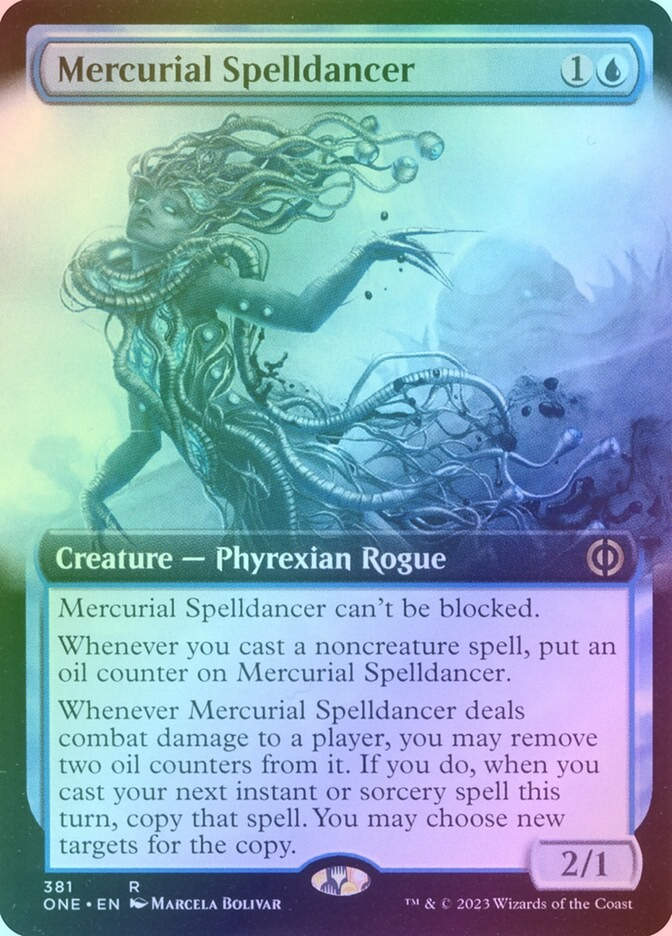 Mercurial Spelldancer (ONE) (381) / Extended Art / Foil
