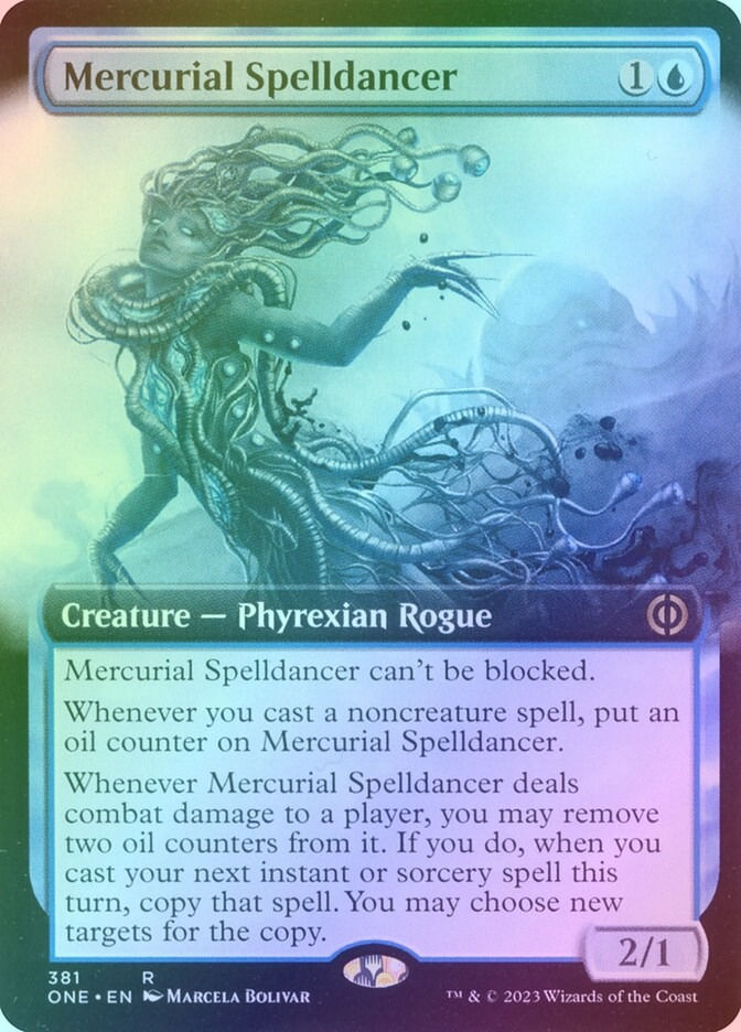 Mercurial Spelldancer (ONE) (381) / Extended Art / Foil