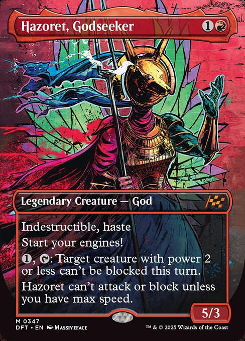 Hazoret, Godseeker (DFT) (347) / Borderless