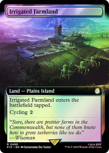Irrigated Farmland (pip) (499) / Extended Art Foil