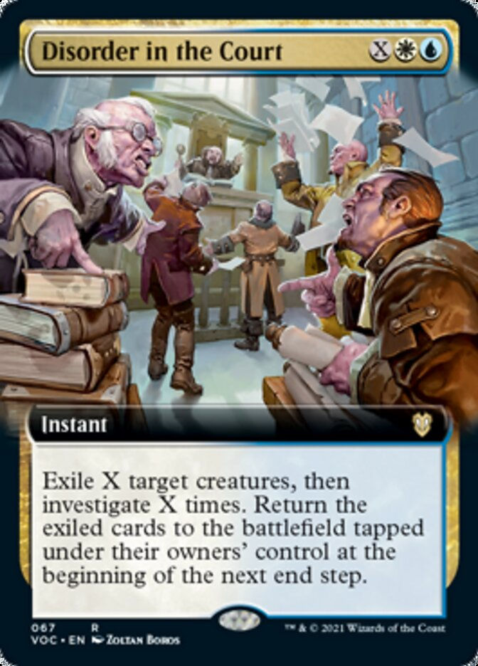 Disorder in the Court (VOC) / Extended Art